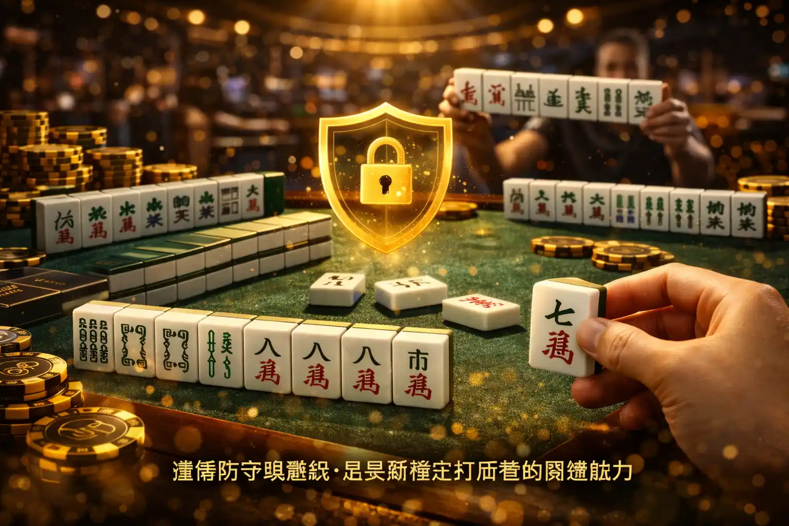 香港麻雀防守與避銃判斷示意