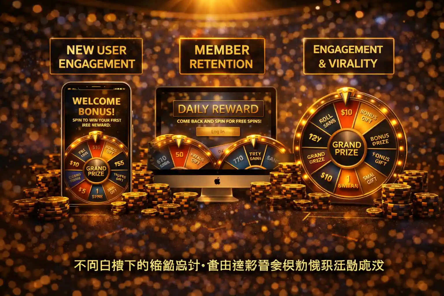 抽獎輪盤行銷應用實務案例示意
