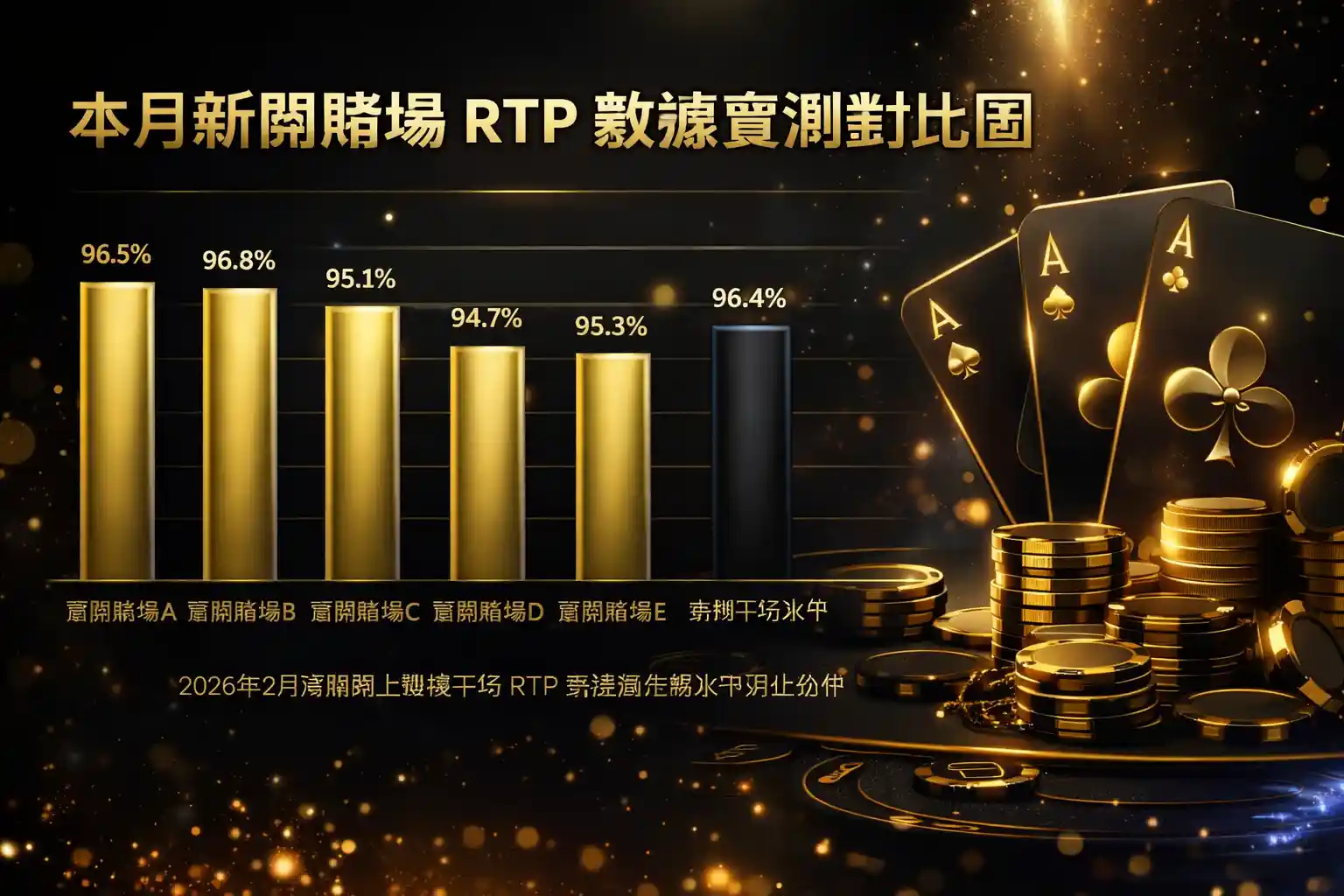 本月新開賭場 RTP 數據實測對比圖