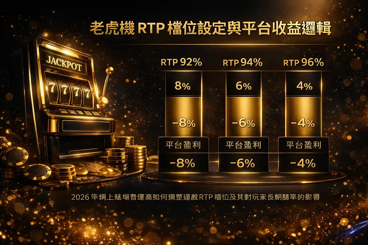 老虎機 RTP 檔位設定與平台收益邏輯