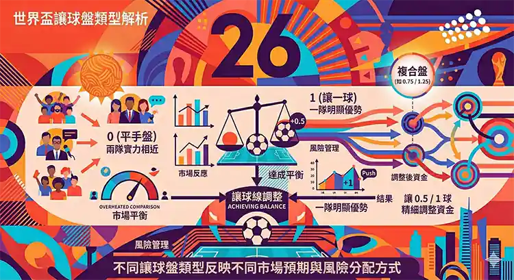 足球讓球盤類型示意圖
