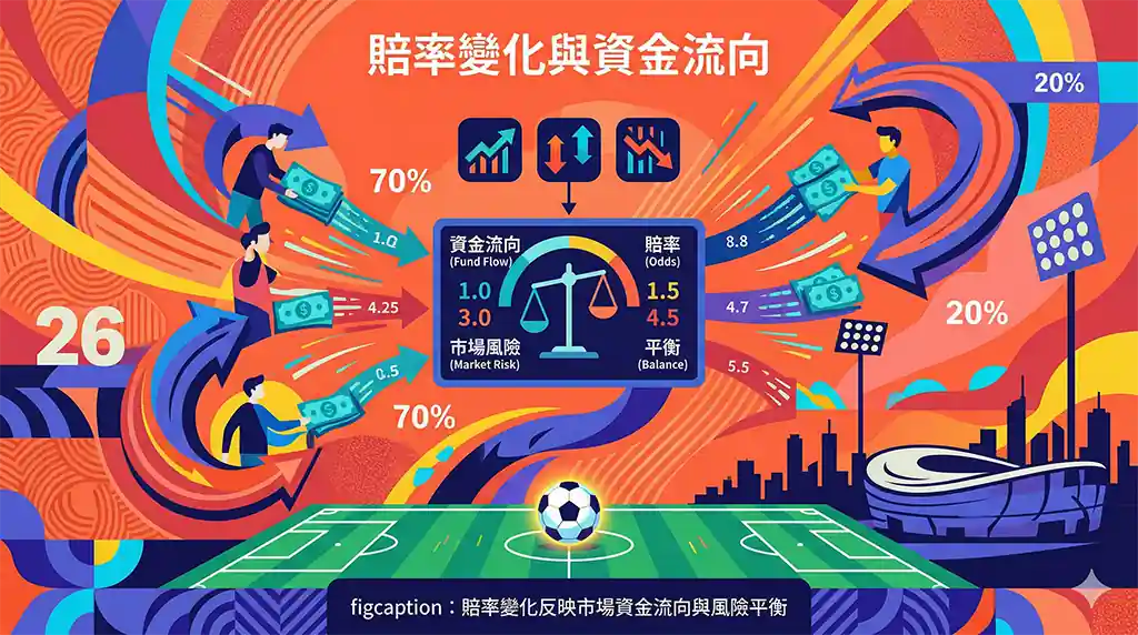 足球賠率變化與資金流向