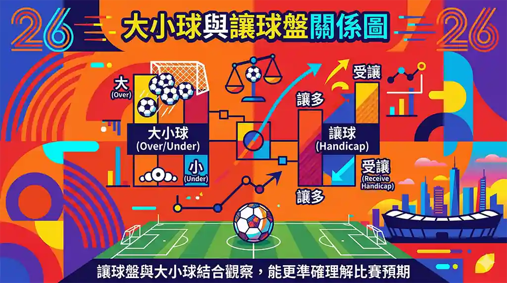大小球與讓球盤關係圖